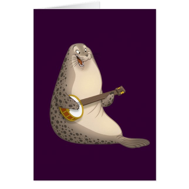 バンジョーのStrumminのシールカード(中ブランク) (正面)