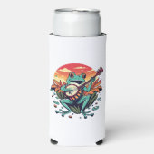 バンジョーカエル スリム缶クーラー (Seltzer正面)