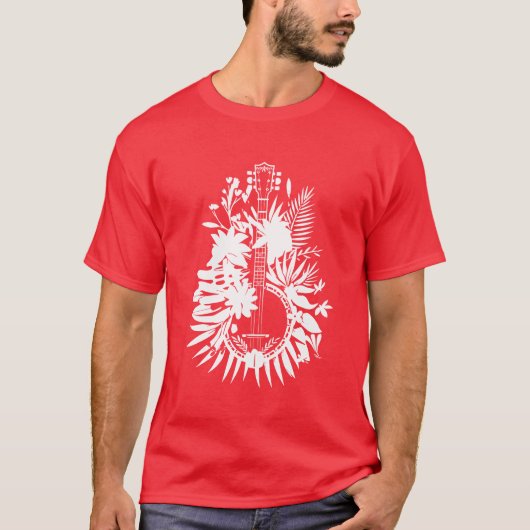 バンジョーカートゥーン風の少年 Tシャツ (正面)