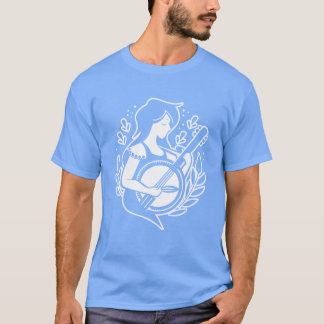 バンジョーガール・キャラクター・フレンド Tシャツ