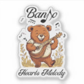 バンジョーハートメロディ シール (正面)