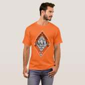バンジョーブルーグラスミュージック Tシャツ (正面フル)