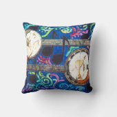 バンジョーポリエステル装飾用クッション16" x 16" クッション (裏面)