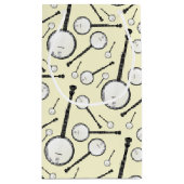 バンジョーミュージシャン音楽先生 スモールペーパーバッグ (裏面)