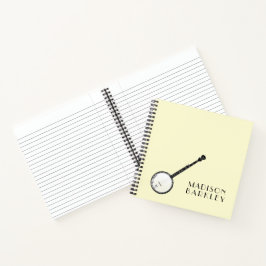 バンジョーミュージシャン音楽先生 ノートブック