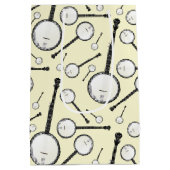 バンジョーミュージシャン音楽先生 ミディアムペーパーバッグ (裏面)