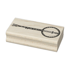 バンジョーミュージシャン音楽先生 ラバースタンプ