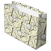 バンジョーミュージシャン音楽先生 ラージペーパーバッグ (裏面アングル)