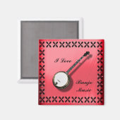 バンジョーミュージック マグネット (正面/裏面)