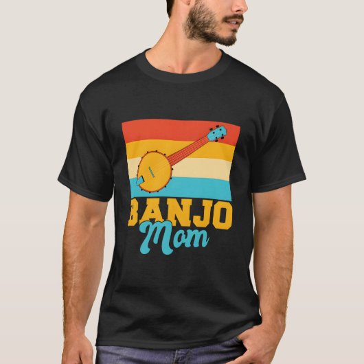 バンジョー奏者 バンジョーの母 Tシャツ (正面)