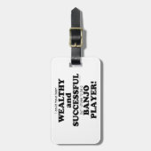 バンジョー富裕層と成功 ラゲッジタグ (正面縦)
