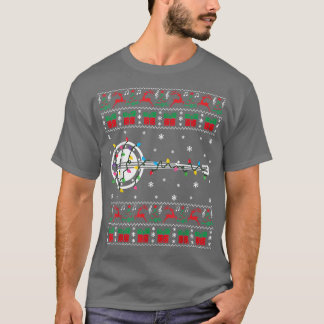 バンジョー醜いクリスマスセーターBanjoクリスマスライト Tシャツ