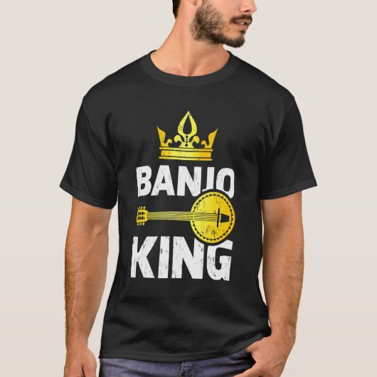 バンジョー音楽のキング Tシャツ (正面)