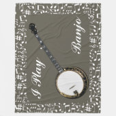 バンジョー フリースブランケット (正面)