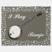 バンジョー フリースブランケット (正面(横))