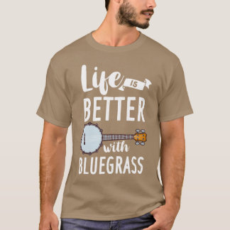 バンジョー ブルーグラス ギフト 音楽 ギター フレンズ Tシャツ