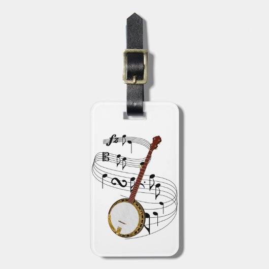 バンジョー ラゲッジタグ (正面縦)