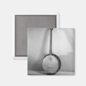 バンジョーB&W マグネット (正面/裏面)