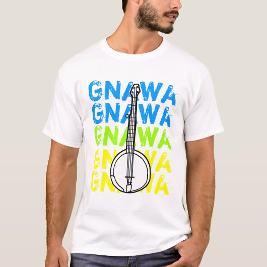 バンジョーGnawa Tシャツ (正面)