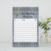 バンジョーPat 便箋 (スタンド正面)