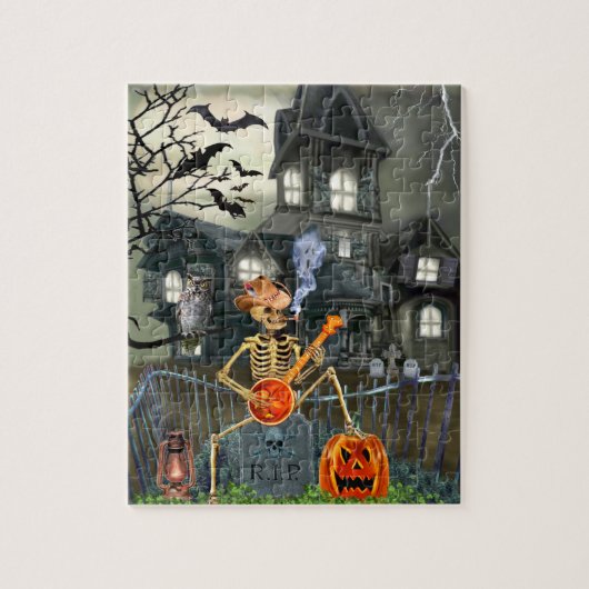 バンジョーPLAYINの骨 ジグソーパズル (縦)