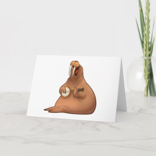 バンジョーStrummin'のセイウチカード カード (正面)