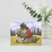 バンジョーStrumminの」わに郵便はがき ポストカード (スタンド正面)