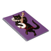 バンジョーThunder_Coveを演奏している猫 ノートブック (右側)