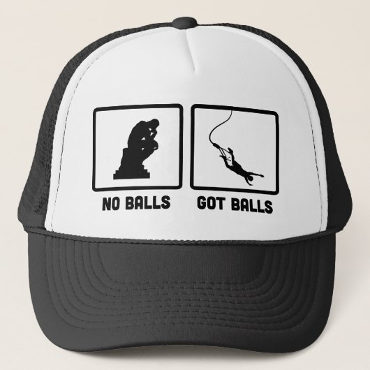 バンジーの跳躍 キャップ (正面)