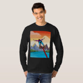 バンジージャンピング 自由への飛躍 Tシャツ (正面フル)