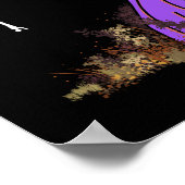 バンジージャンプアメジストだますキノコ ポスター (角)