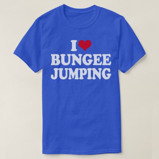 バンジージャンプ大好き Tシャツ (デザイン正面)