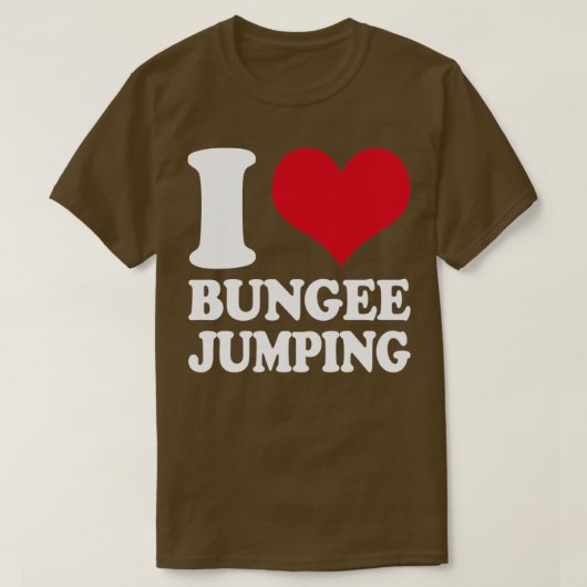 バンジージャンプ1 Tシャツ (デザイン正面)