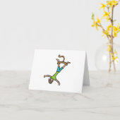 バンジージャンプ カード (黄色い花)