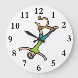 バンジージャンプ ラージ壁時計