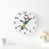 バンジージャンプ ラージ壁時計 (ホーム)