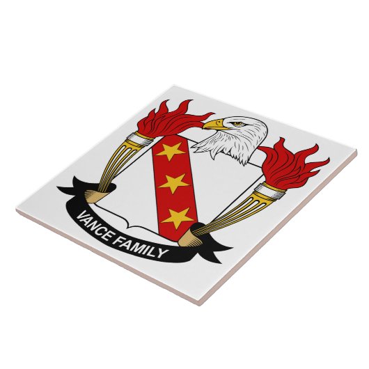 バンスの家紋 タイル (側面)