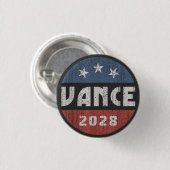バンス大統領2028 J.D. Vance 28投票Vance 2028 缶バッジ (正面&裏面)