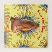 バンズアウトビキニビーチガールサンダー_コーブ ジグソーパズル (横)