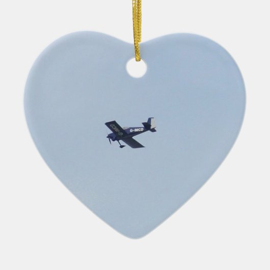 バンズRV-7軽飛行機 セラミックオーナメント (正面)