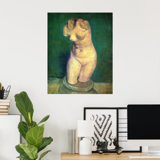 バンセント・ヴァン・ゴッホによる漆喰の彫像の女性の胴体 ポスター (ホームオフィス)