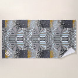 バンソフモノグモダンラム ビーチタオル