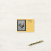 バンタムカラフルルースター ポストイット (デスク上)