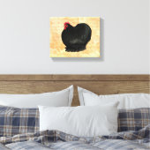 バンタムコチンオードスター キャンバスプリント (インサイチュ (寝室))