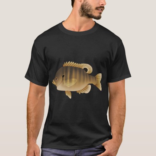 バンタムサンフィッシュ (L. symmetricus) Tシャツ (正面)