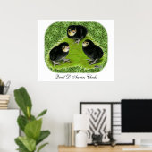 バンタムチックスin the Garden ポスター (ホームオフィス)