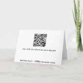 バンタムビーチ、デヴォン考えズ – オブユー カード (裏面)