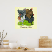 バンタムヘンカルテット、バンタムヘン ポスター (キッチン)