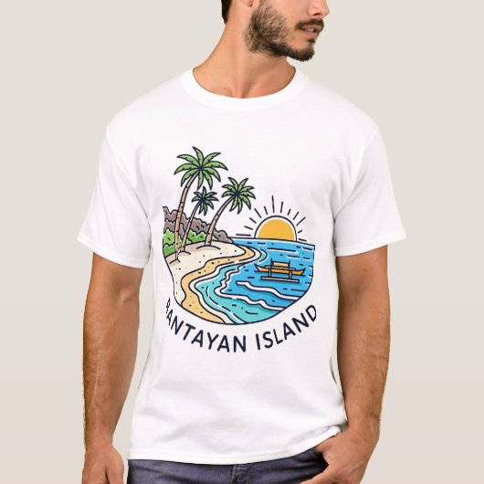 バンタヤン島 Tシャツ (正面)