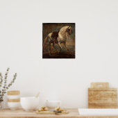 バンダイク – 灰色の馬 ポスター (キッチン)